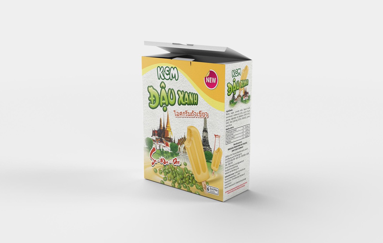 Kem đậu xanh sawadee